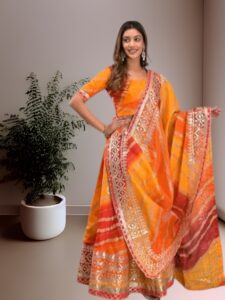 Jaipuri A Line Lehenga Choli