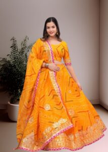 Jaipuri Printed Lehenga Choli For Fastival