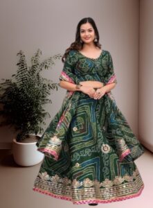 Jaipuri Silk Lehenga & Chaniya Choli