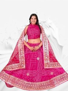 Jaipuri Flared Lehenga & Chaniya Choli For Fastival